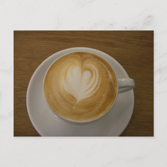 Från kaffe med vykort Kärlek (Framsida)