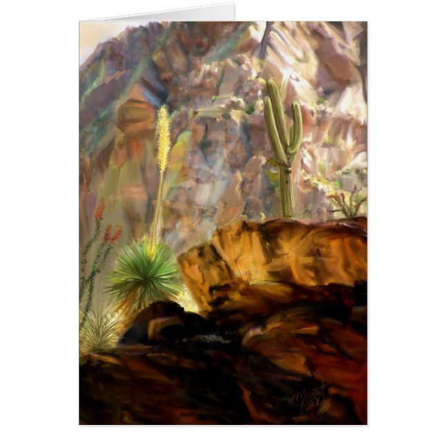 Från kanjonerna skuggar OBS kort (Framsidan)