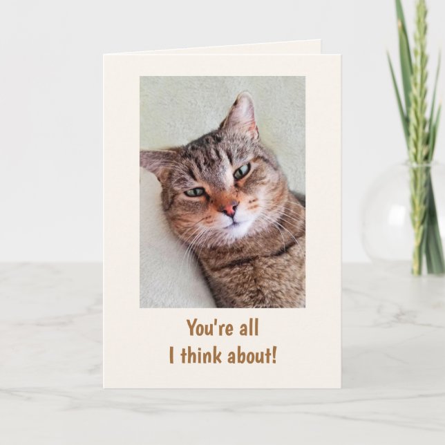 "Från katten" Kort (Framsida)