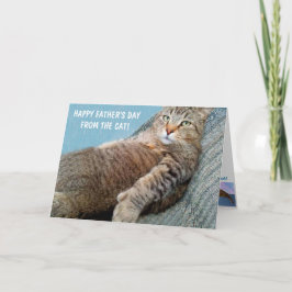"Från katten", Lusj Fars dag Kort