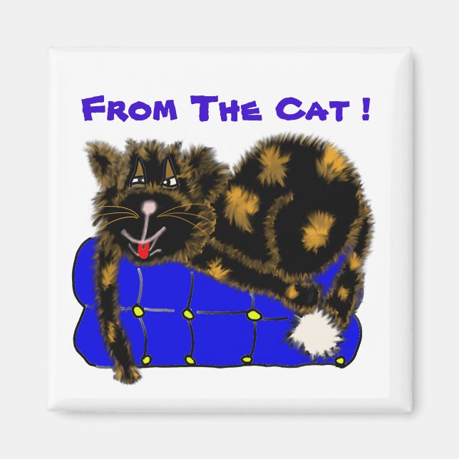 Från katten! magnet (Framsidan)
