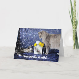 Från Kid (eller katt) som är en handfull - Pappa D Kort