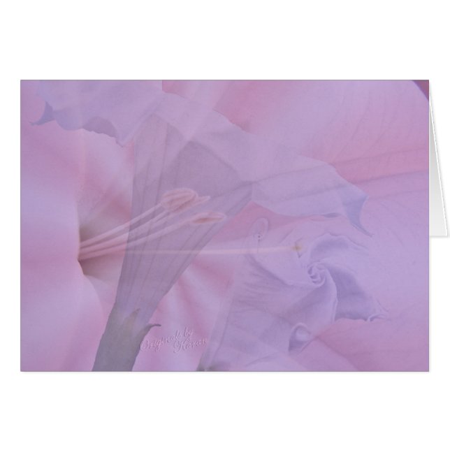 Från knoppen som blomstrar hälsningskort (Framsidan Horizontal)