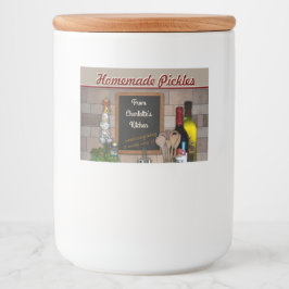 Från köket av... (anpassade) mat etiketter