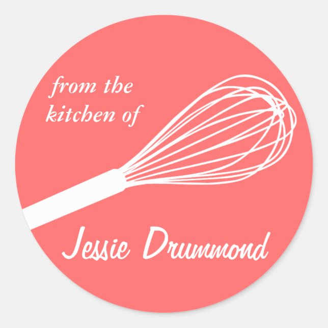 "Från köket av" klistermärken (Framsida)