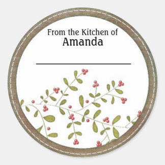 Från köket med märket, tillverkad efter etikett