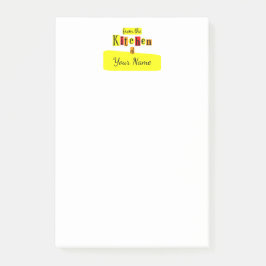 Från köket Retro anpassade Post it-lappar Post-it Block