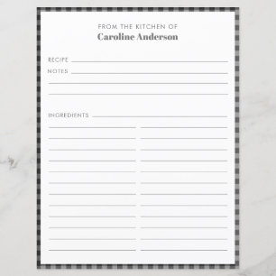 Från köket   Svart Grått-utskriven mottagarsida