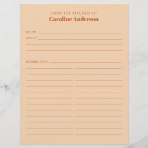 Från Köksmodern Tan Brown Recipe Infoga