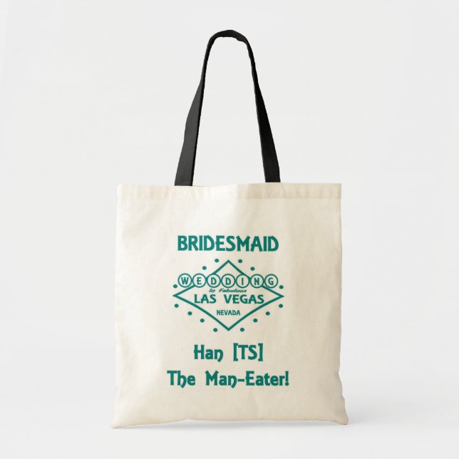 FRAN Las Vegas Bridesmaid HAN Bag Tygkasse (Framsidan)