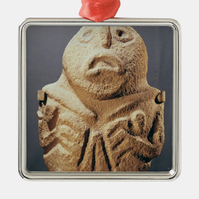 från Lepenski Vir, Jugoslavien Julgransprydnad Metall (Framsidan)