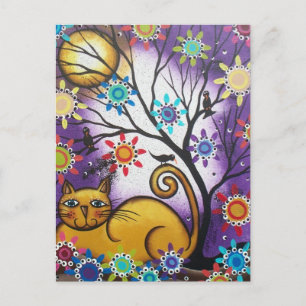 från Lori Everett_ Day of the dead_Mexican_Cat Vykort