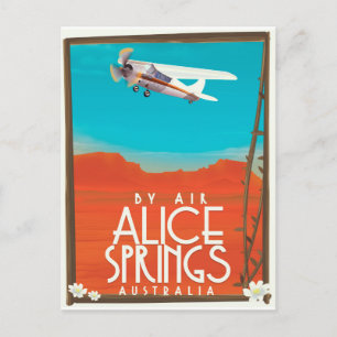 från Luft - Alice Vår Australien Vykort