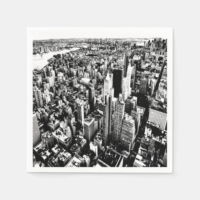 Från Manhattan till himlar Pappersservett (Framsidan)