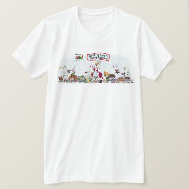 Från marken för flygrenar t shirt (Design framsida)