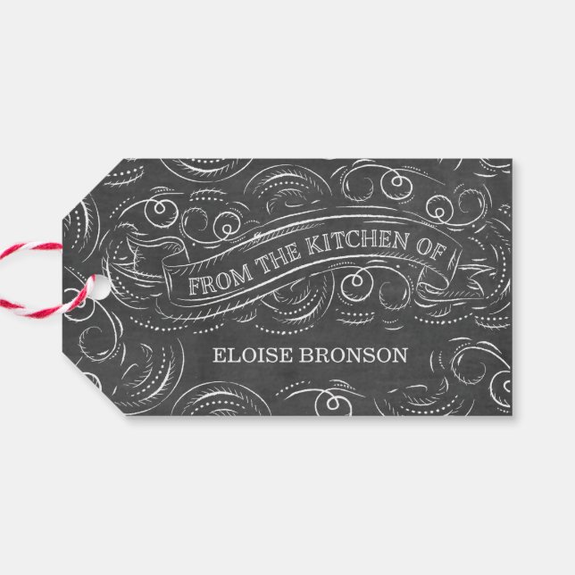 Från Märkrn Kökskartong Presentetikett (Baksidan Horisontell)