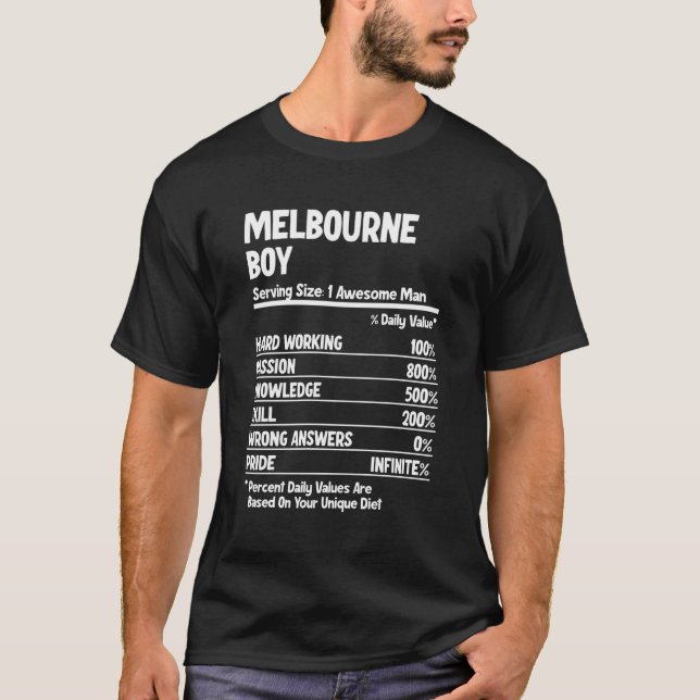 Från Melbourne T Shirt (Framsida)