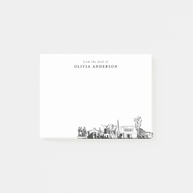 Från Mesa Skyline Personlig Post-it Block (Framsida)