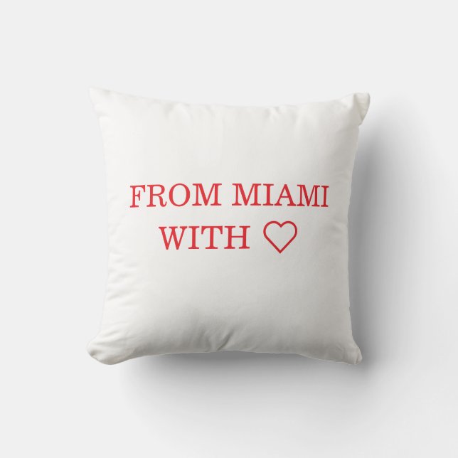 FRÅN MIAMI MED ❤️ KUDDE (Framsida)