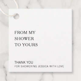 Från Min Bröllopsfest Till Din Modern Bröllopsdusc Gåvor Etiketter