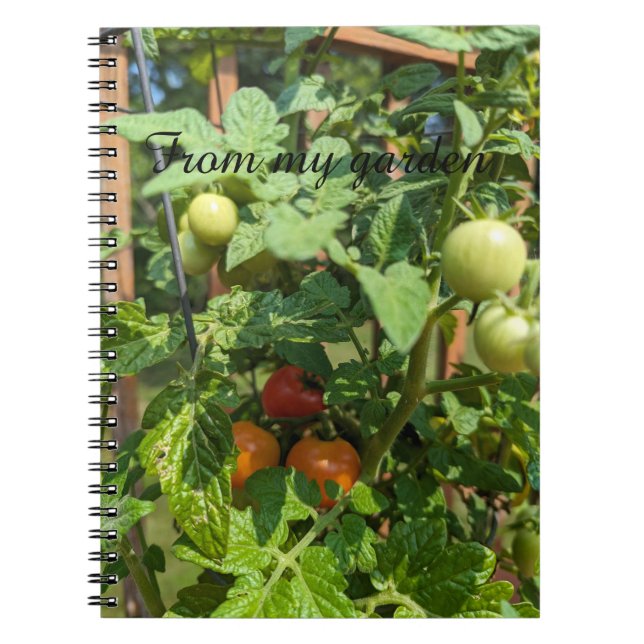 Från min Garden Spiral fotopatbok Anteckningsbok (Framsidan)