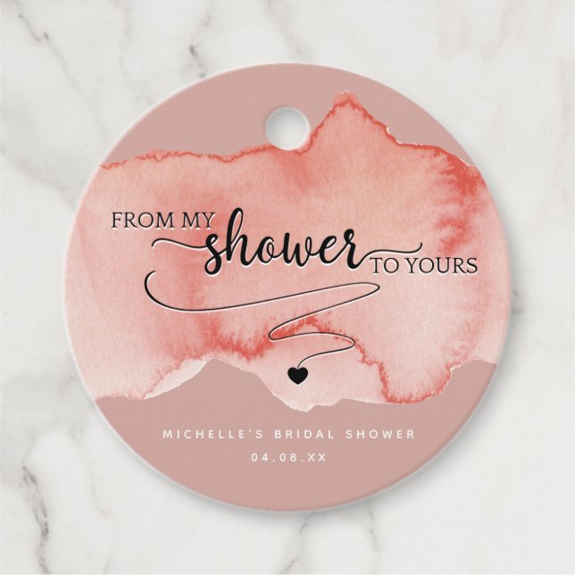 Från min Shower till Yours, , Ro Guld Gåvor Etiketter (Framsida)