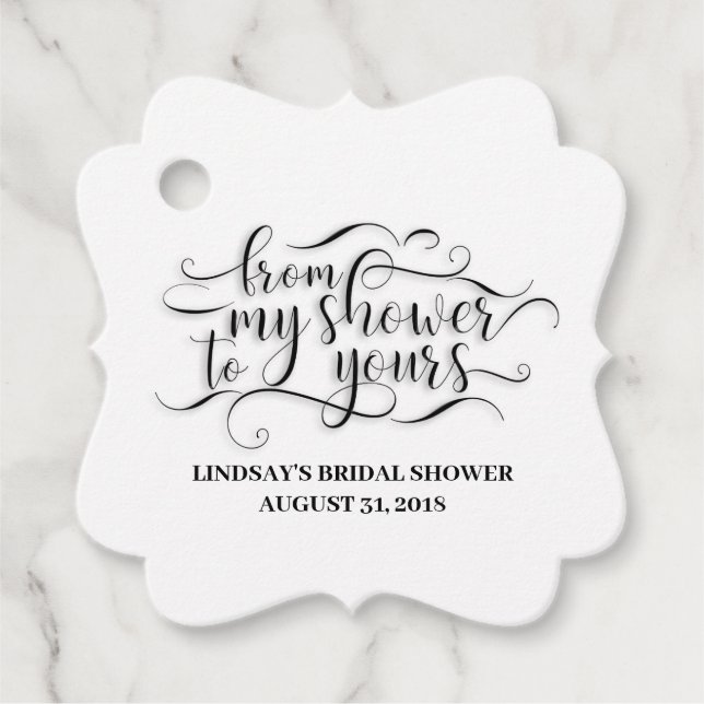 Från min skugga till din gåvor etiketter (Framsida)