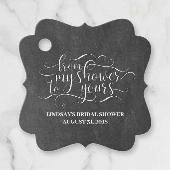 Från min skugga till din gåvor etiketter (Framsida)