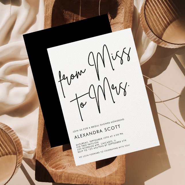 Från Miss the Mrs Möhippa Inbjudningar (Skapare uppladdad)