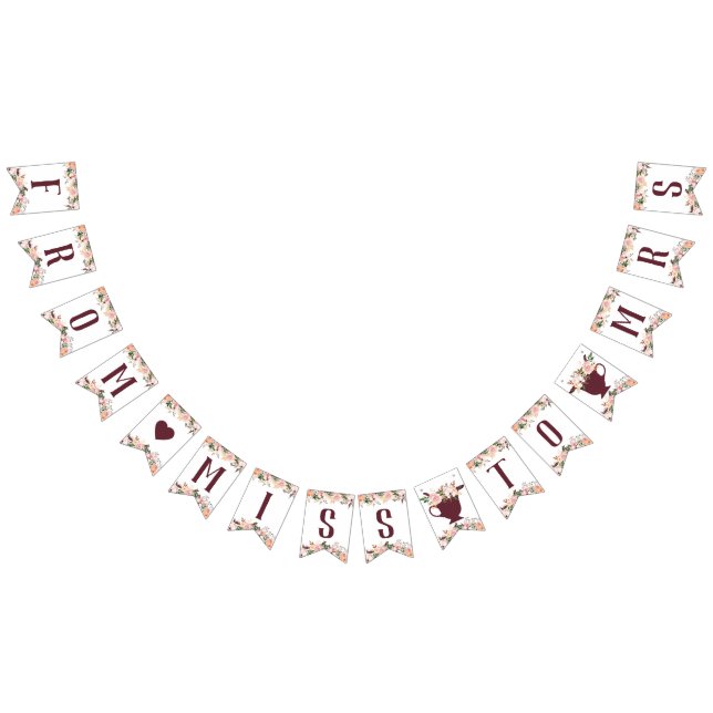 Från miss till mrs Banner, Boho Vimplar (Alla)