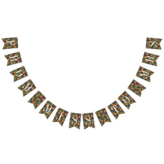 Från Miss till mrs Banner Bunting Vimplar