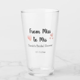 Från Miss till Mrs Möhippa Tumbler Glaskopp