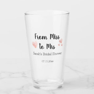 Från Miss till Mrs Möhippa Tumbler Glaskopp