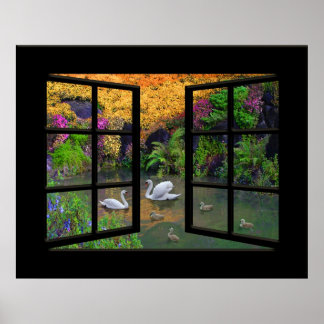 från mitt fönster poster