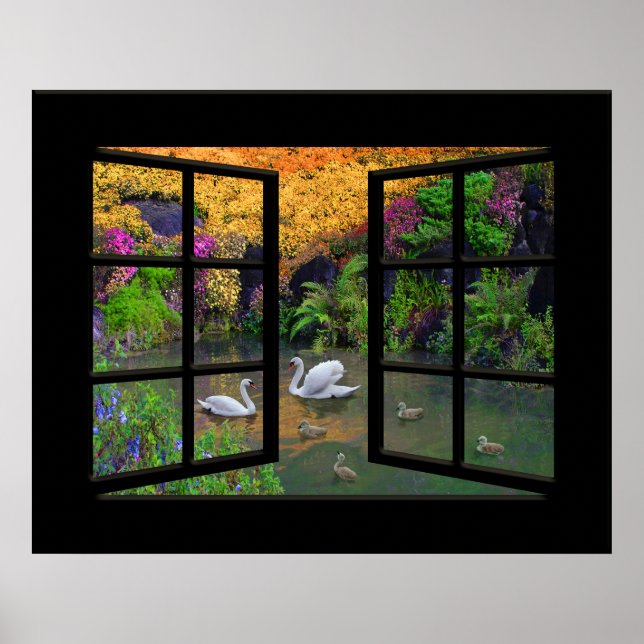 från mitt fönster poster (Framsidan)