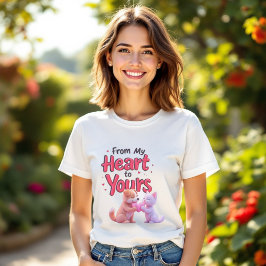 Från mitt hjärta till dina t shirt