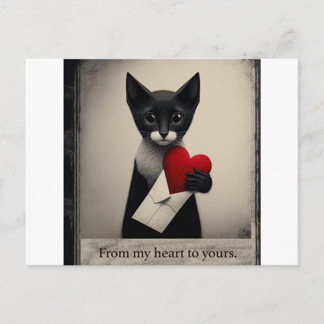 Från mitt hjärta till ditt vykort (Framsida)