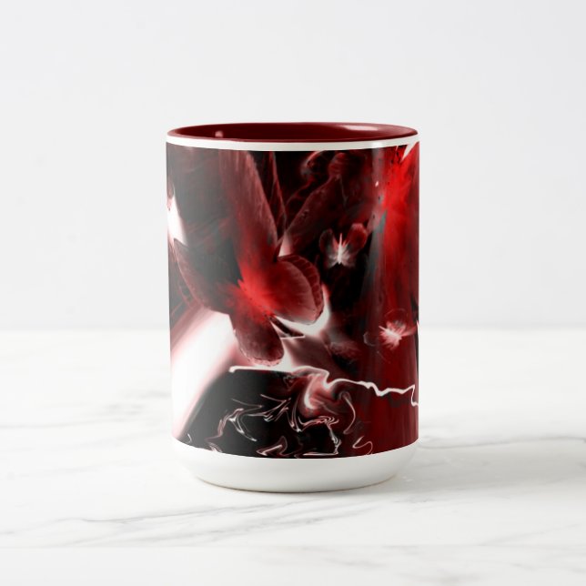 Från mörker som tänder Två-Tonad mugg (Center)