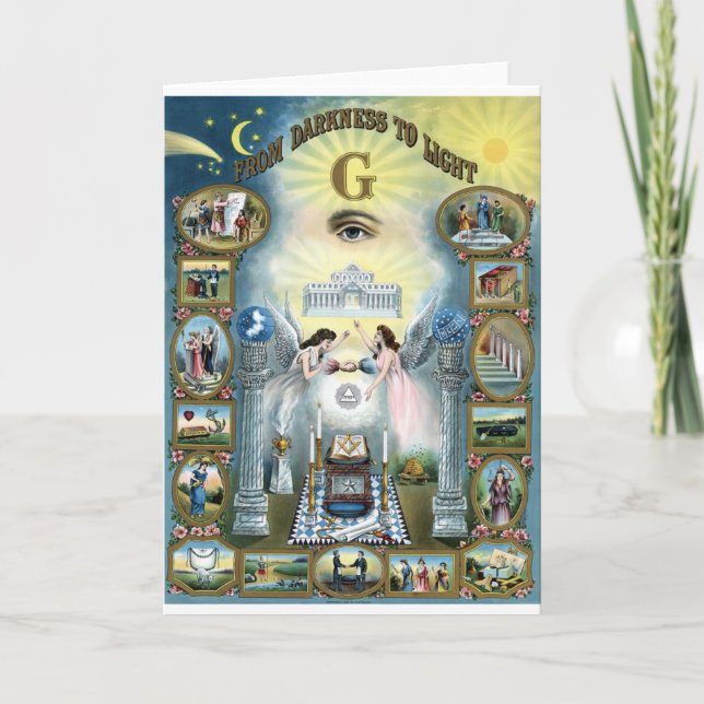 Från mörker till ljus kort (Framsida)