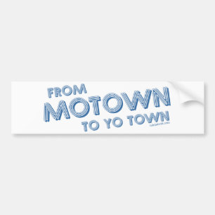 Från Motown till den Yo townen Bildekal