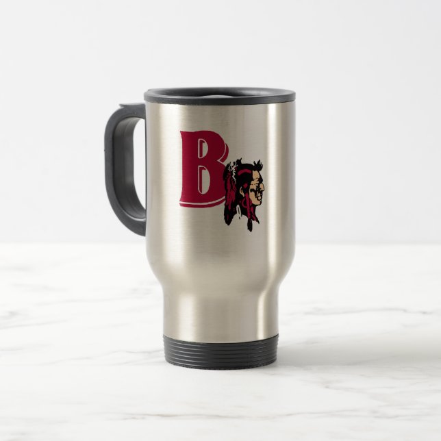 från Mugg: Bethel Braves (nr 00103) Resemugg (Framsida vänster)