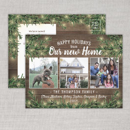Från New Home 3 Photo jul Greenery & Ljus Helg Vykort
