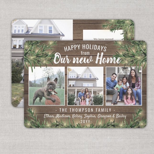 Från New Home 4 Photo jul Greenery & Ljus Julkort (Skapare uppladdad)