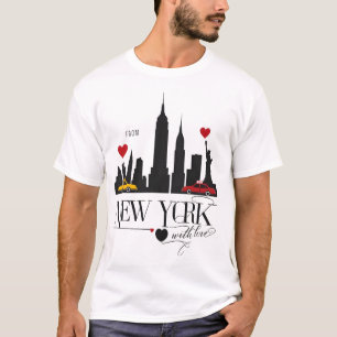 Från New York, med Kärlek - Big Apple Energy T Shirt