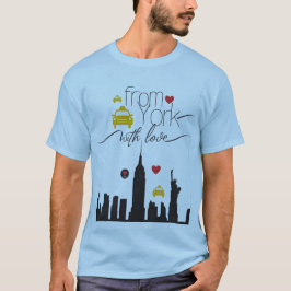 Från New York, med Kärlek - City Pulse T Shirt