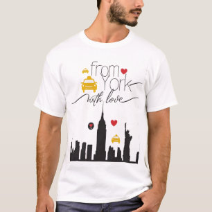 Från New York, med Kärlek - Classic Black Edition T Shirt