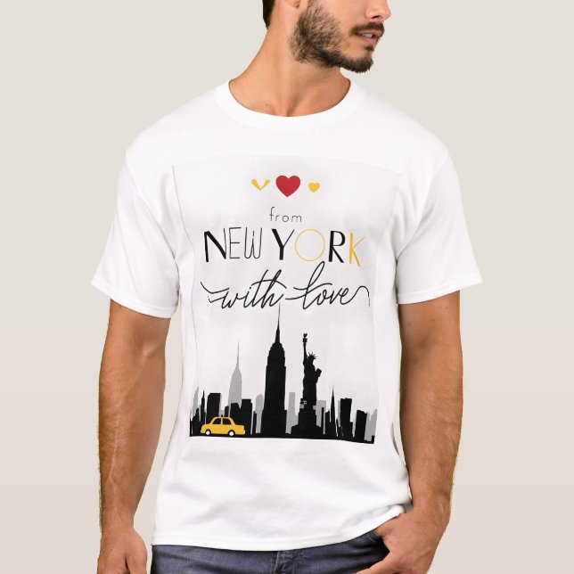 Från New York, med Kärlek - Coney Island Vibes T Shirt (Framsida)
