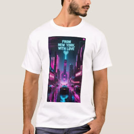Från New York, med Kärlek - Femte Avenue Mood T Shirt