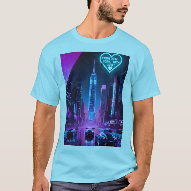 Från New York, med Kärlek - Liberty Spirit Freedom T Shirt (Framsida)