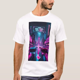 Från New York, med Kärlek Neon Dreams T Shirt